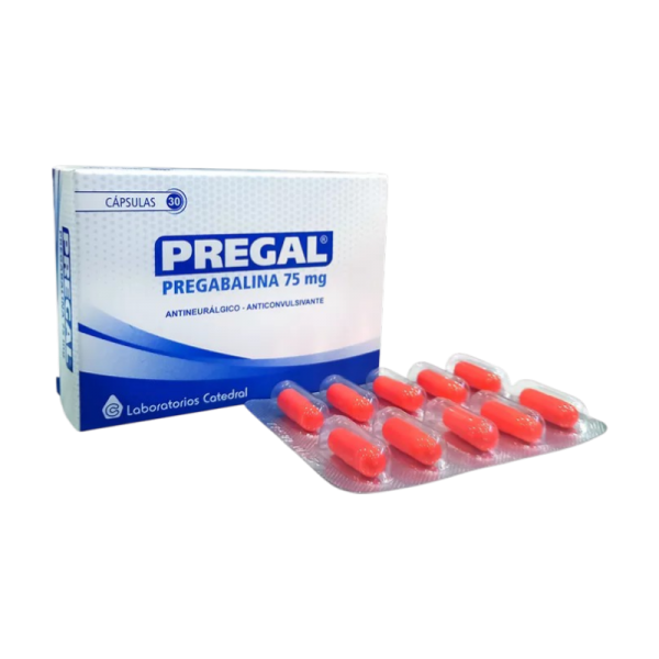 PREGAL 75MG CAPS CAJA X 30