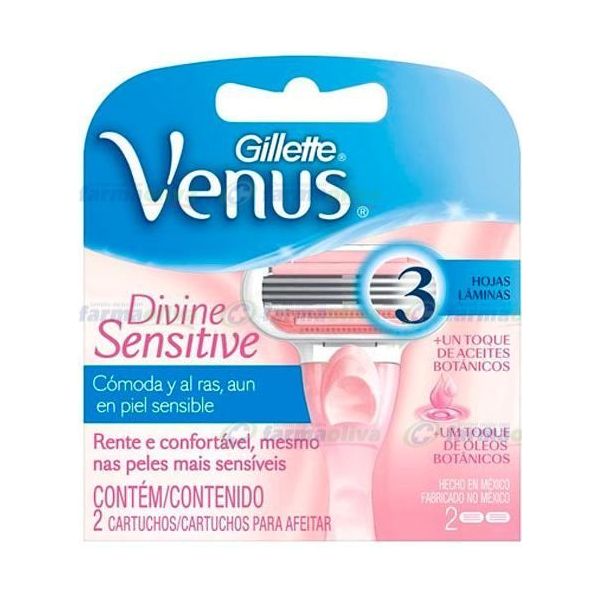 GILLETTE VENUS RPTO.DIVINE SENSIT.X 2 R.5905