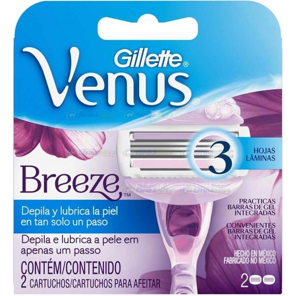 GILLETTE VENUS RPTO.BREEZE X 2 R.5899